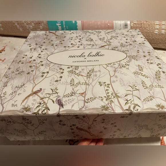 Antonio Melani x Nicola Bathie Lila Bow Detail Platform Dress Sandals silver - Picture 9 of 9